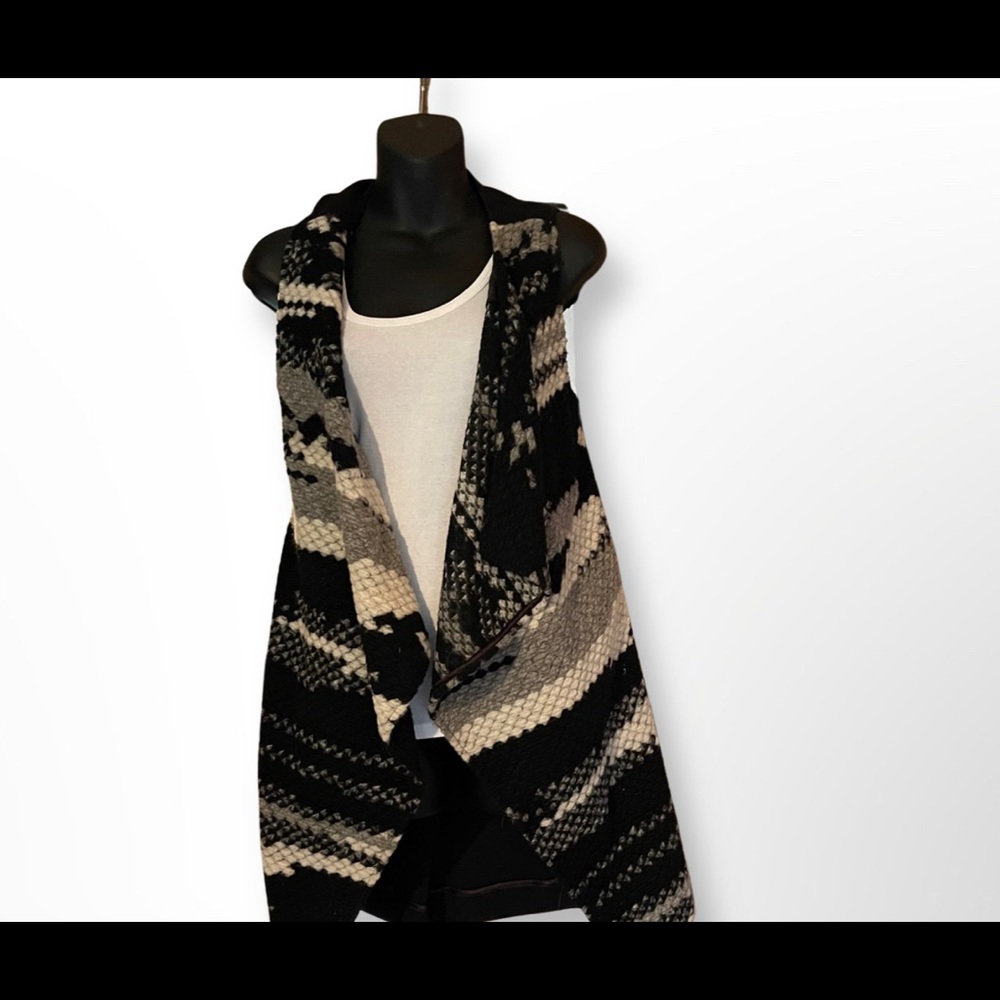 Open cardigan vest - Picture 2 of 3